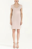 Pudra Kristal taşlı triko elbise 28292