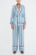 Mavi Kemerli blazer ceket 61119
