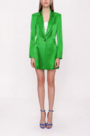 Yeşil Dar kesim blazer ceket 61153