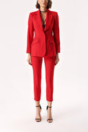 Kırmızı Klasik blazer ceket 61171