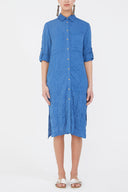 Mavi Gömlek elbise 10728