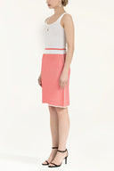 Mercan Kemerli askılı triko elbise 28036