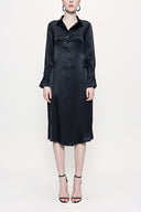 Siyah Gömlek elbise 93765