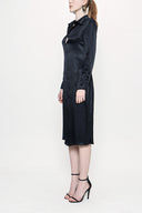 Siyah Gömlek elbise 93765