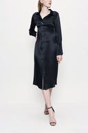 Siyah Gömlek elbise 93765