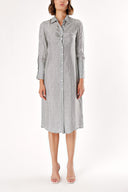 Çiçek Baskı Gömlek elbise 93765