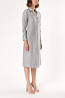 Çiçek Baskı Gömlek elbise 93765