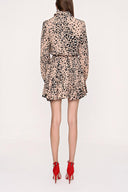 Vizon Eteği valonlu gömlek elbise 94075