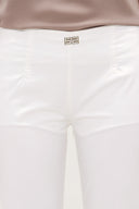 Kadın Beyaz Dar Kesim Pamuk Pantalon M01121040665