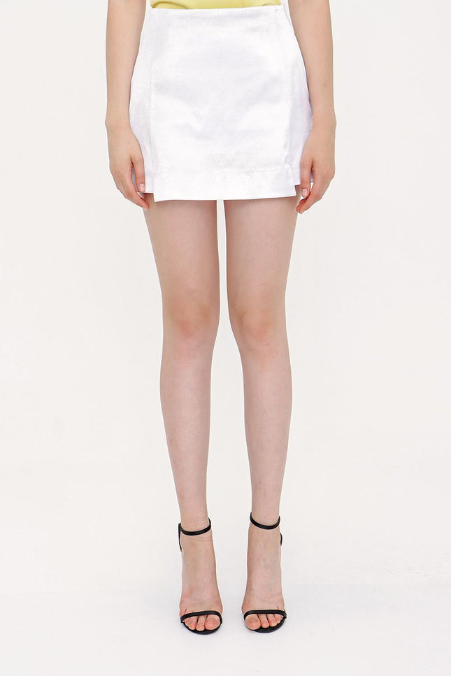 White Mini short skirt 11106