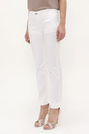Kadın Beyaz Dar Kesim Pamuk Pantalon M01121040665
