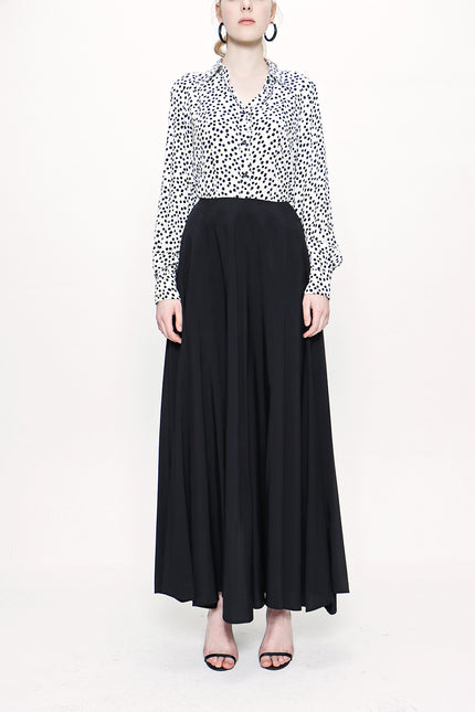 Black High waist skirt 81181