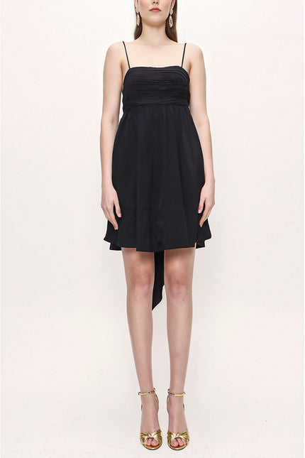 Black Strappy mini dress 93911