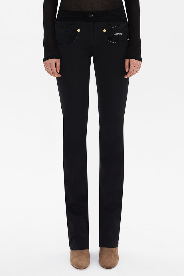 Black Pants with metal accessory 40571