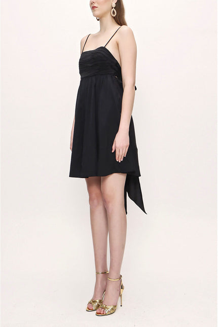Black Strappy mini dress 93911