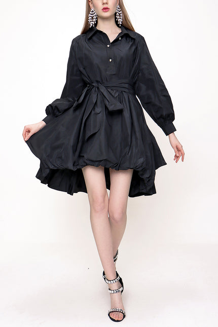 Black Balloon skirt taffeta dress 935599