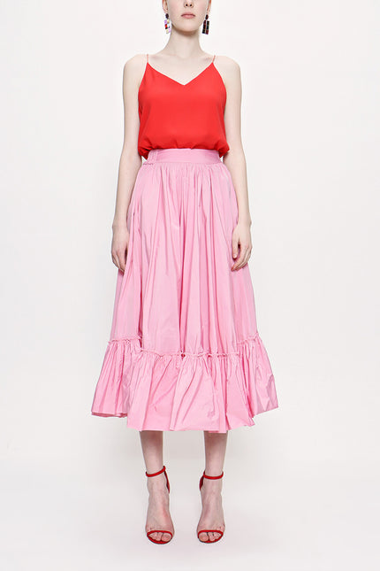 Light Pink Pleated skirt 81184