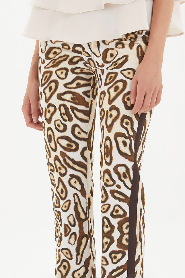 Pars Leopardskin  Printed pants 40764