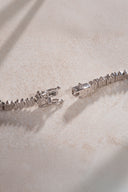 Gümüş Göz alıcı fermuar detaylı 925 ayar gümüş kolye 09