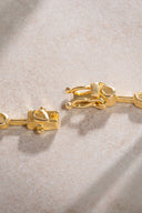 Altın Baget ve taş detaylı 925 ayar gümüş kolye 11