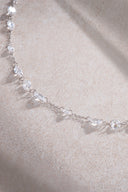 Gümüş Işıltı taş detaylı 925 ayar gümüş kolye 53