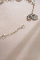 Gümüş Işıltılı ve kristal taş detaylı 925 ayar gümüş bileklik 62