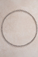 Gümüş Keskin uçlu ışıltılı 925 ayar gümüş kolye 15