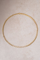 Altın Keskin uçlu ışıltılı 925 ayar gümüş kolye 15