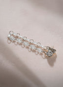 Gümüş Işıltı taş detaylı 925 ayar gümüş küpe 31