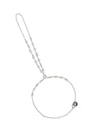 Gümüş Kristal taş detaylı 925 ayar gümüş şahmeran 127