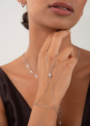 Gümüş Damla taş detaylı 925 ayar gümüş şahmeran 152