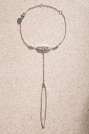 Gümüş Kristal taş detaylı 925 ayar gümüş şahmeran 48