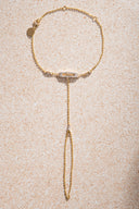 Altın Kristal taş detaylı 925 ayar gümüş şahmeran 48