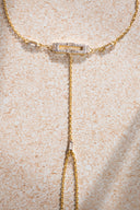 Altın Kristal taş detaylı 925 ayar gümüş şahmeran 48