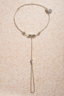 Gümüş Yıldız ve kristal taş detaylı 925 ayar gümüş şahmeran 50