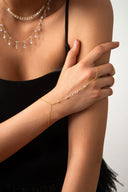 Altın Işıltı taş detaylı 925 ayar gümüş şahmeran 51