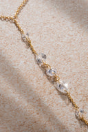 Gold 925 sterling silver shahmeran with sparkling stone detail 51