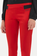 Kırmızı Saten pantolon 40588