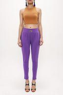 Mor Bol kesim pantolon 40682
