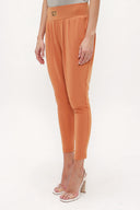 Turuncu Bol kesim pantolon 40682