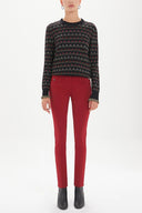 Bordo Dar kesim pantolon 40748