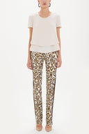 Leopar Leopar desenli pantolon 40764