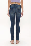 Lacivert ESKİTME DETAYLI DENİM PANTOLON  41042