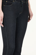 Lacivert Fermuarlı dar kesim denim pantolon 41501