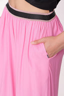 Pembe Lastikli pantolon 41615