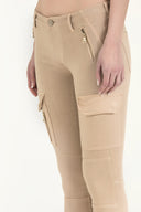 Taş Kargo cepli dar paça denim pantolon 41105