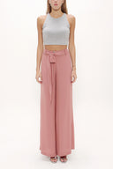 Somon Desenli bol Kesim viskon pantolon 41250