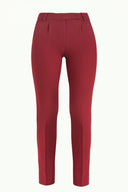 Bordo Yandan cepli boru paça pantolon 41265