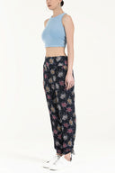 Lacivert Beli lastikli pantolon 41295