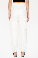 Bej Kargo cepli keten pantolon 41301